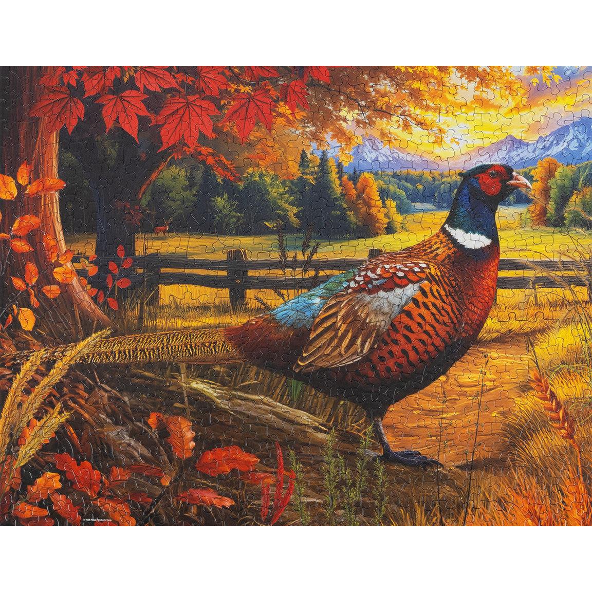Golden Fields Pheasant 500 Piece Jigsaw Puzzle Springbok