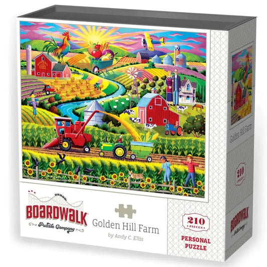 Golden Hill Farm 210 Piece Jigsaw Puzzle Boardwalk