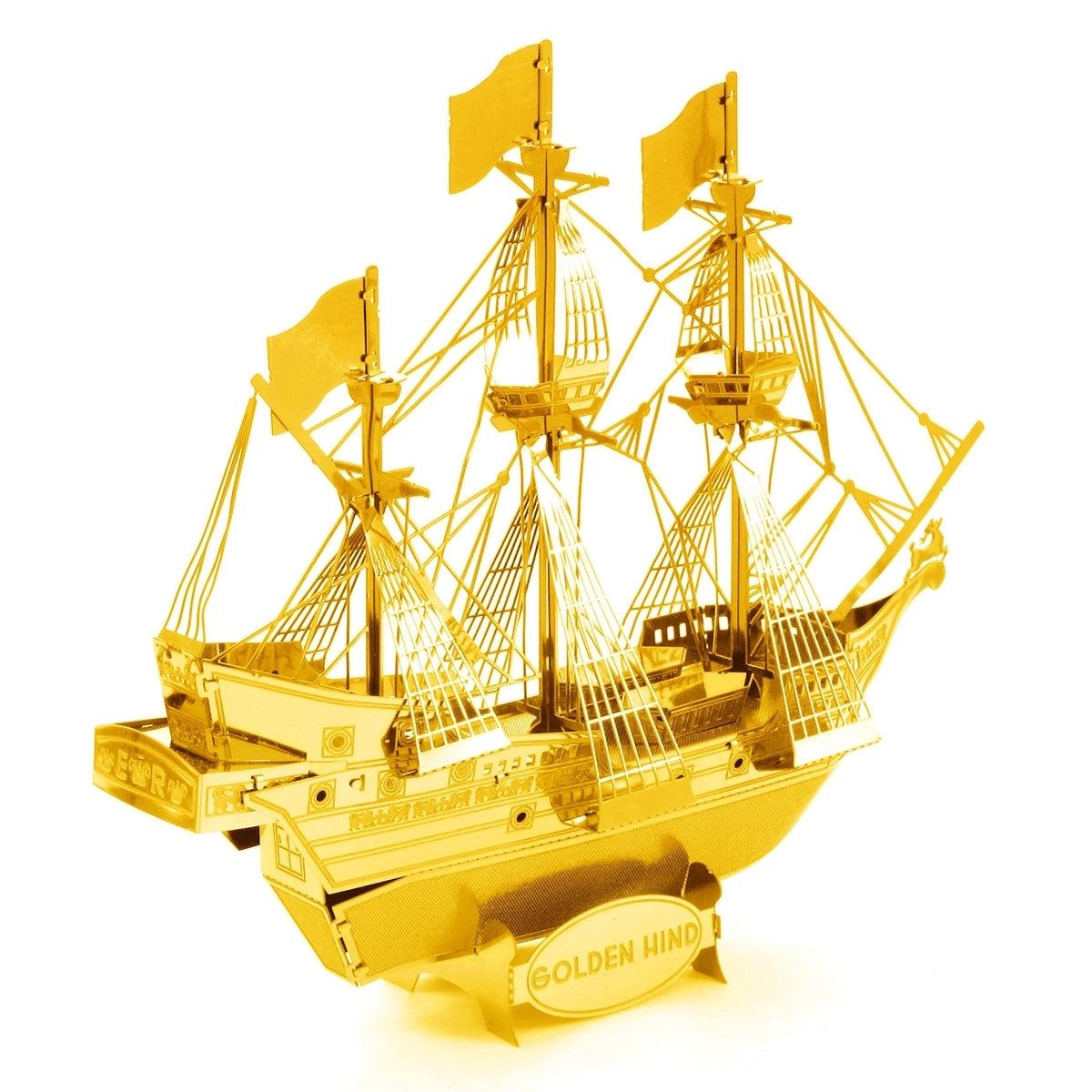 Golden Hind 3D Steel Model Kit Metal Earth