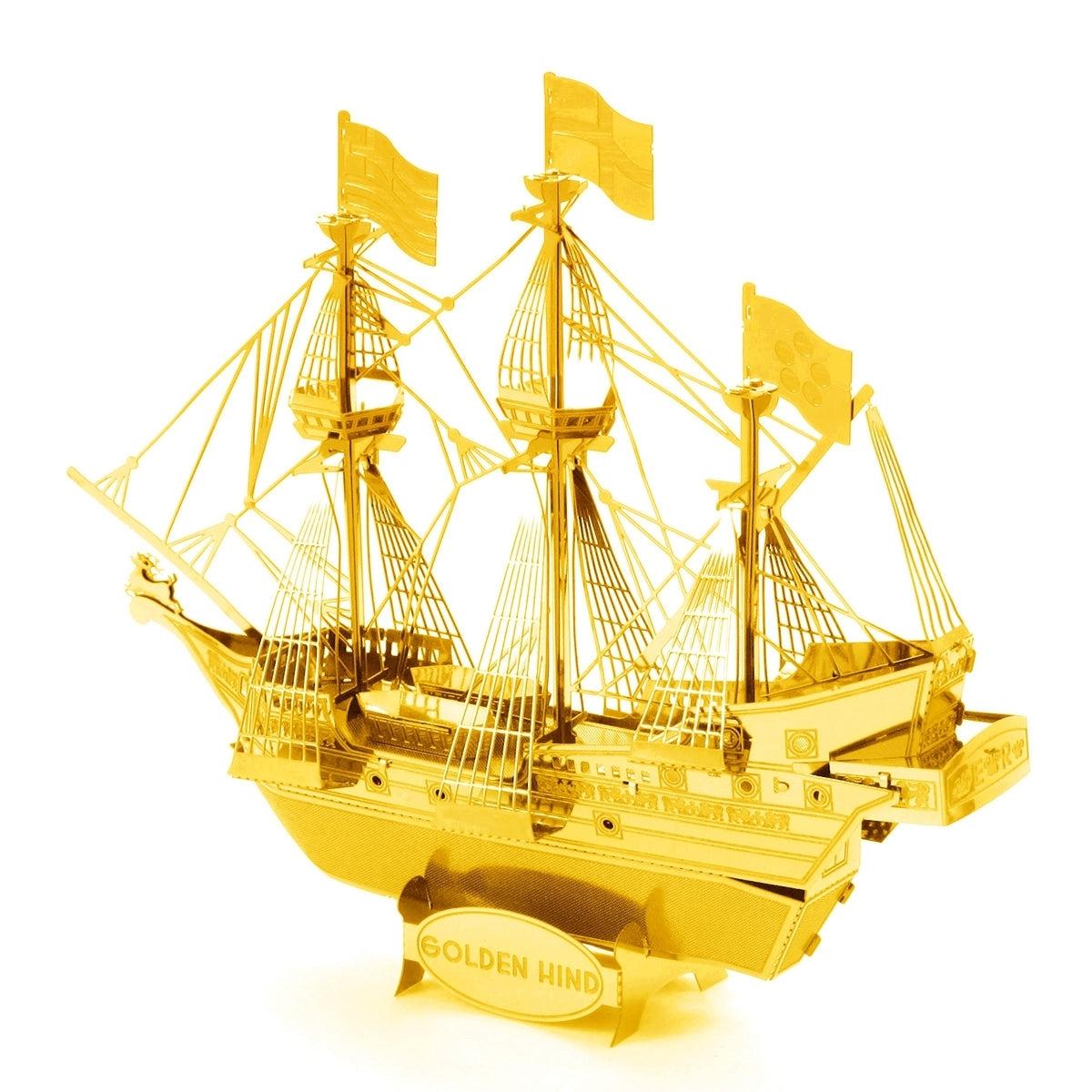 Golden Hind 3D Steel Model Kit Metal Earth