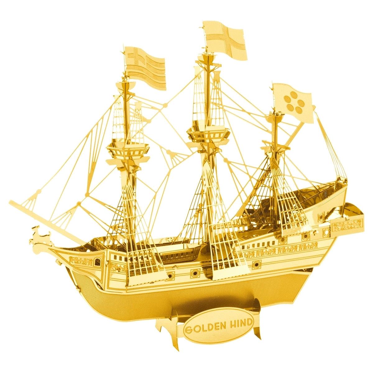 Golden Hind 3D Steel Model Kit Metal Earth