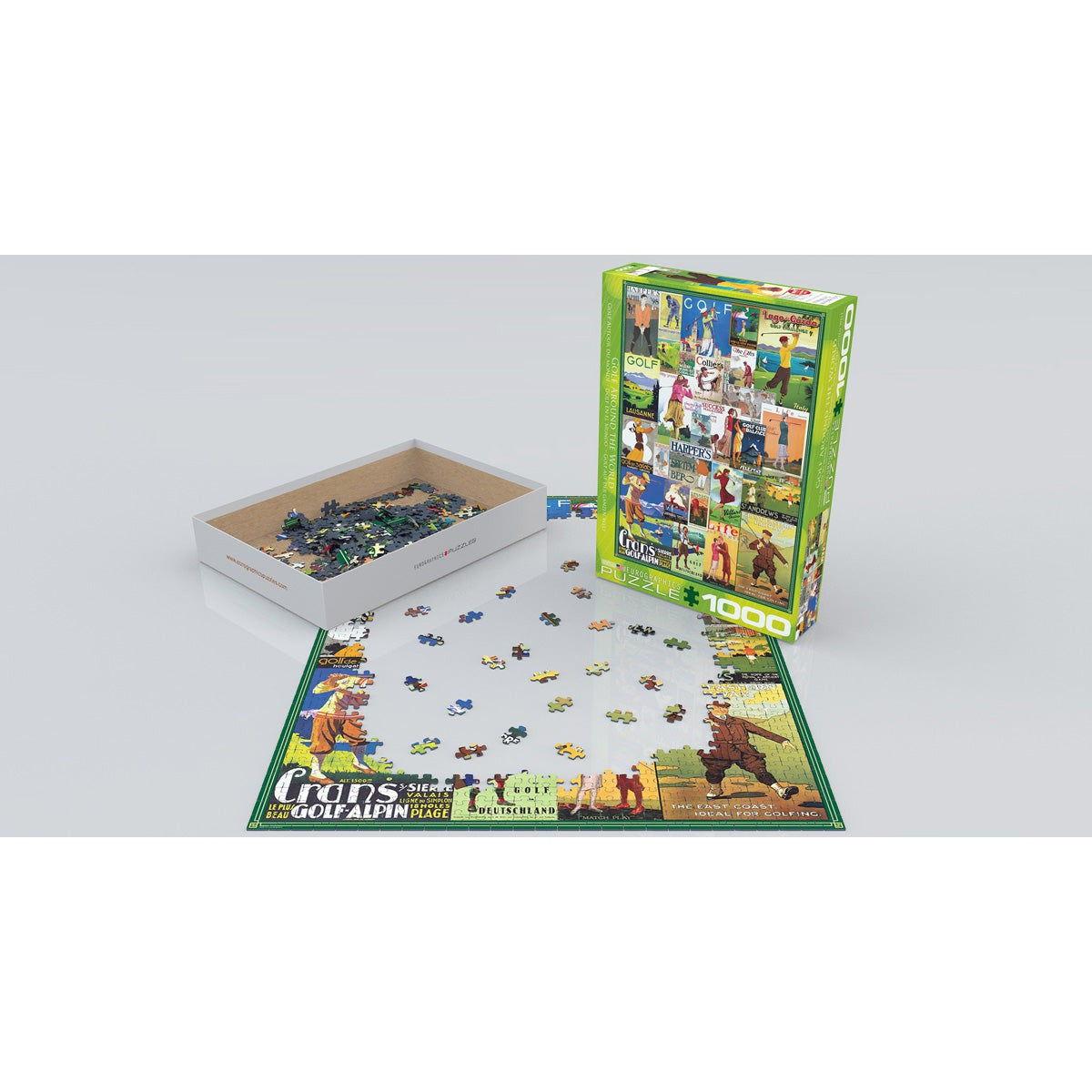 Golf Around the World 1000 Piece Jigsaw Puzzle Eurographics