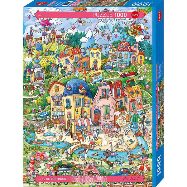 Good Morning! Happytown 1000 Piece Jigsaw Puzzle Heye