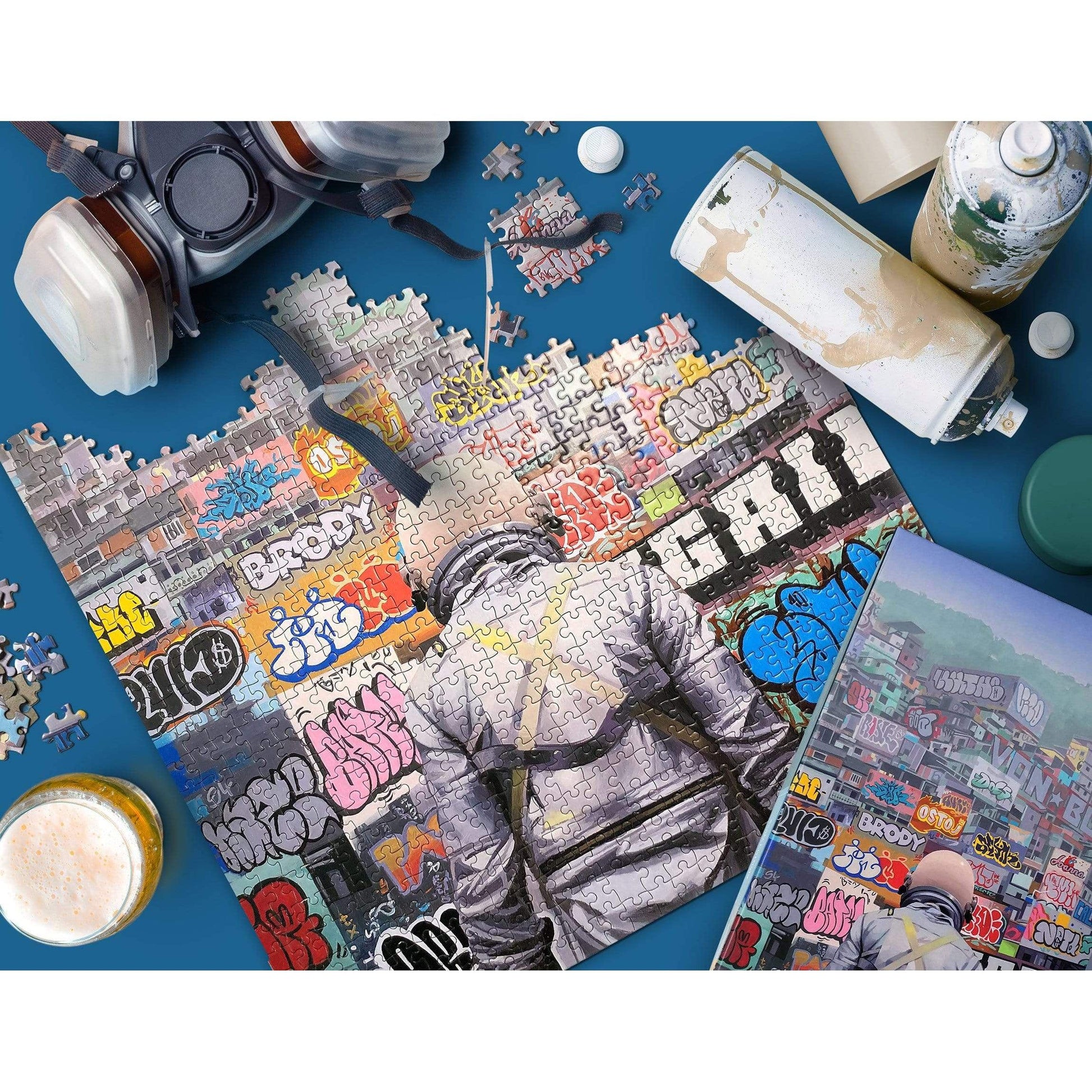 Graffiti City 1000 Piece Jigsaw Puzzle Fred