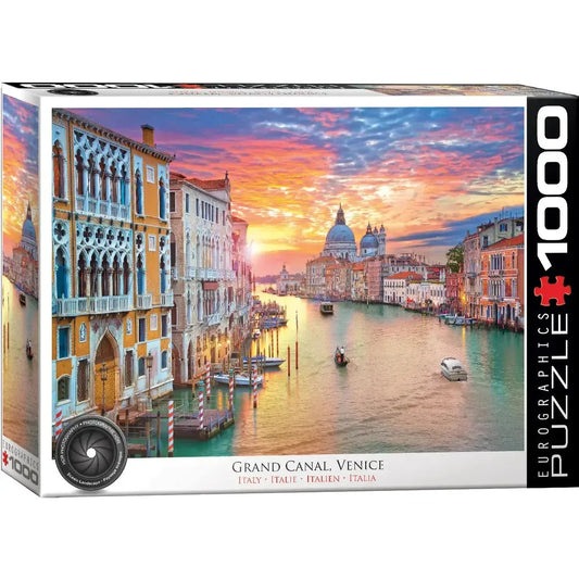 Grand Canal Venice 1000 Piece Jigsaw Puzzle Eurographics