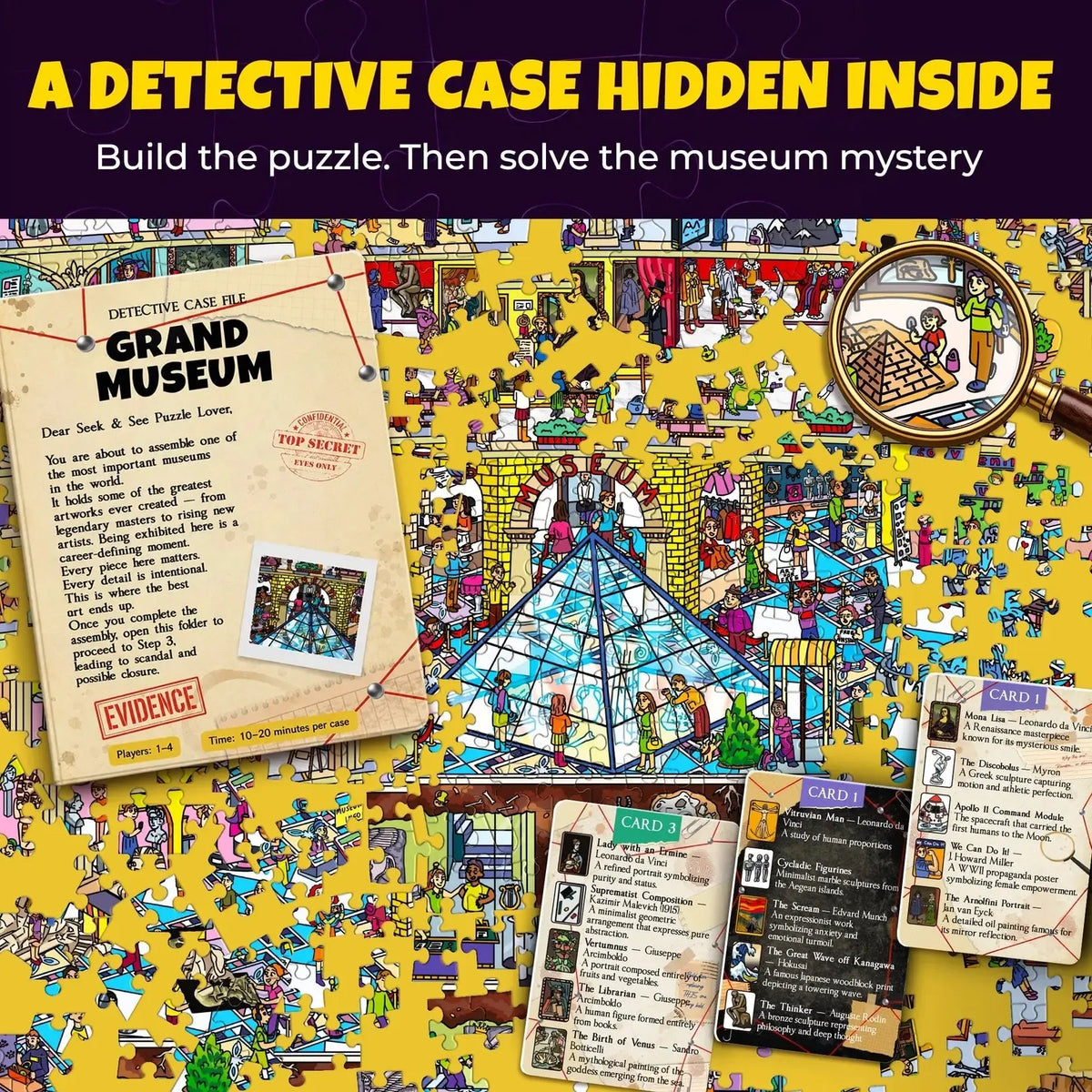 Grand Museum Mystery 1000 Piece Jigsaw Puzzle Quokka