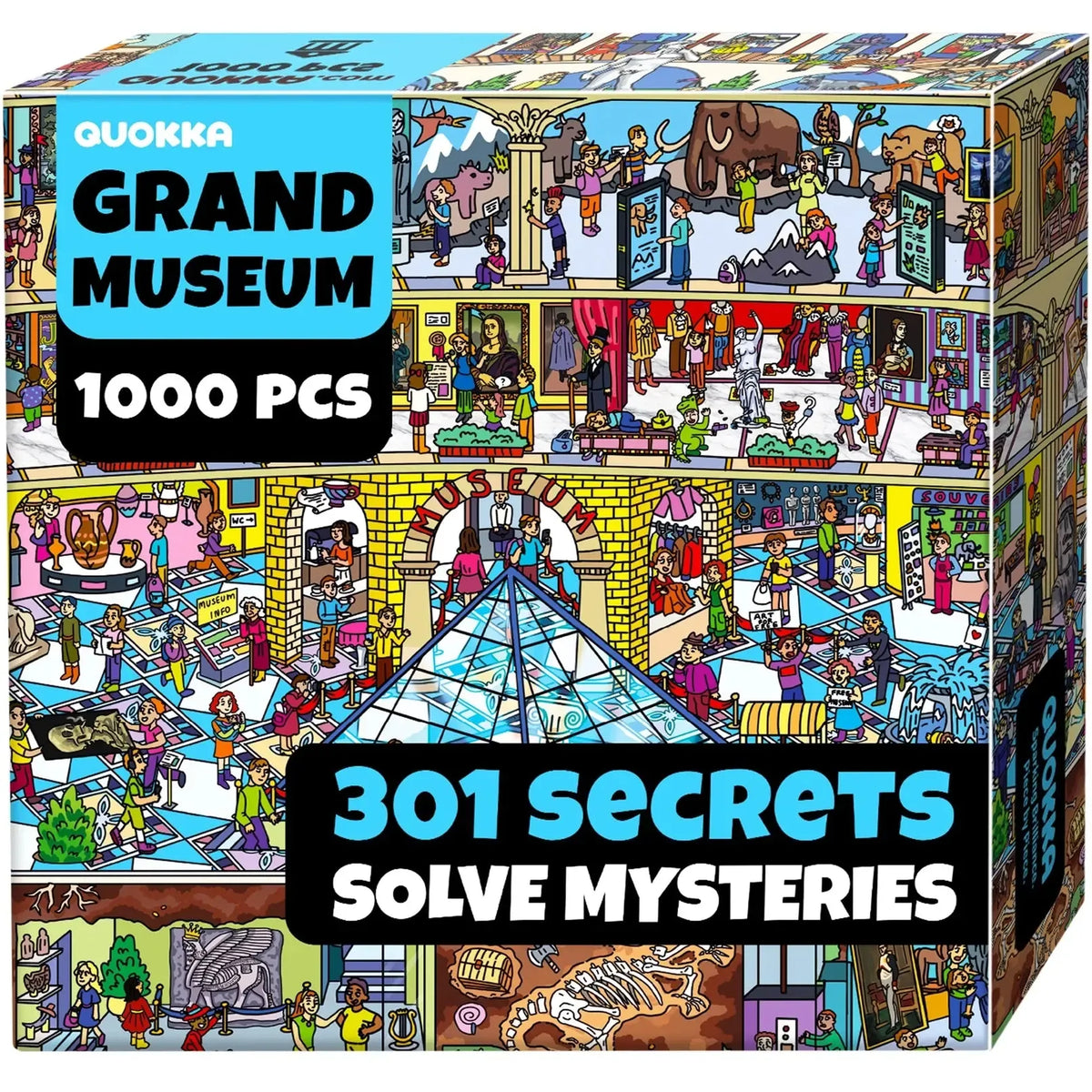 Grand Museum Mystery 1000 Piece Jigsaw Puzzle Quokka