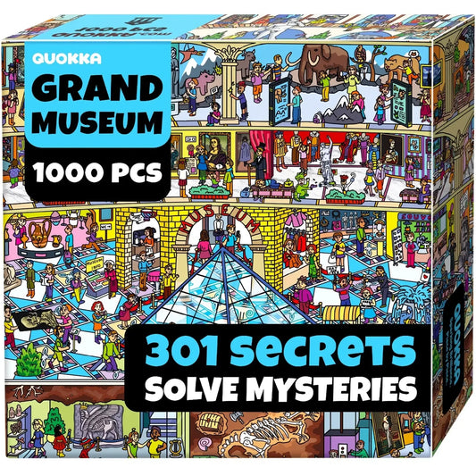 Grand Museum Mystery 1000 Piece Jigsaw Puzzle Quokka