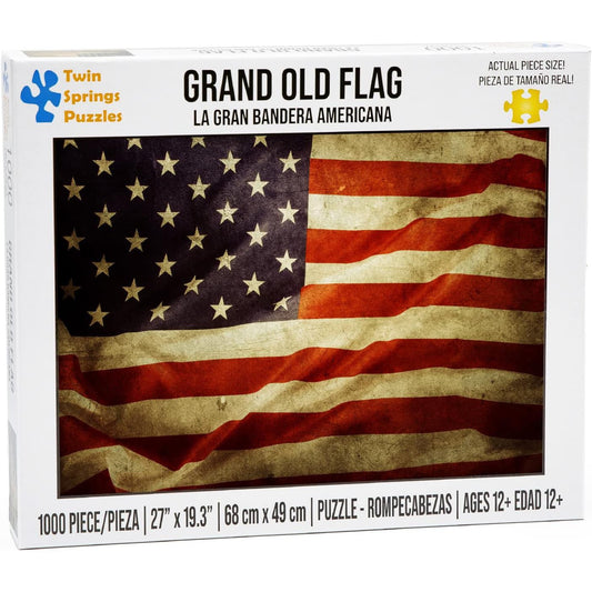 Grand Old Flag 1000 Piece Jigsaw Puzzle Twin Spring