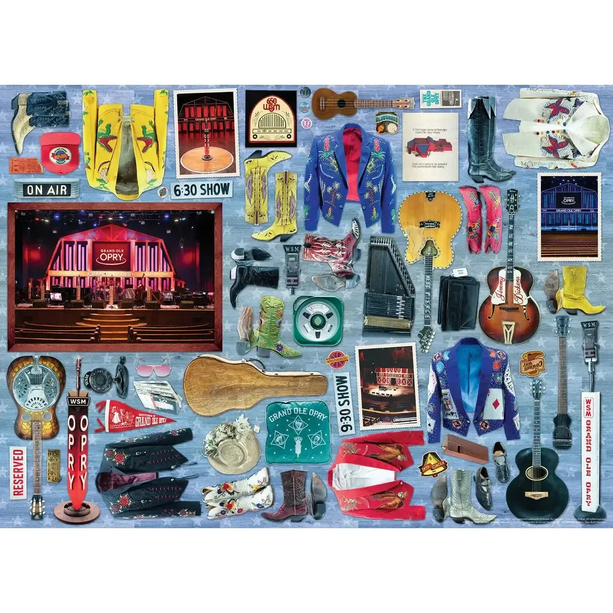 Grand Ole Opry Collage 1000 Piece Jigsaw Puzzle Eurographics