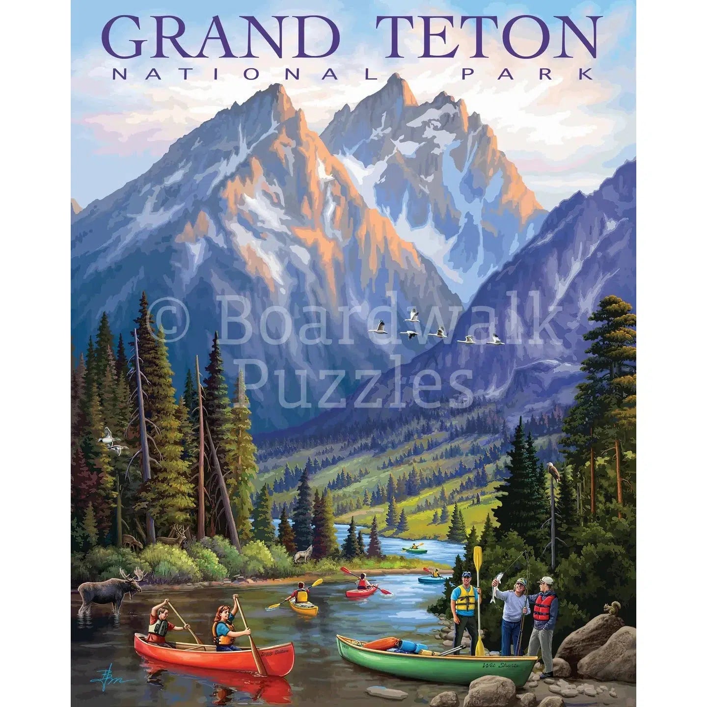 Grand Teton 500 Piece Jigsaw Puzzle Boardwalk