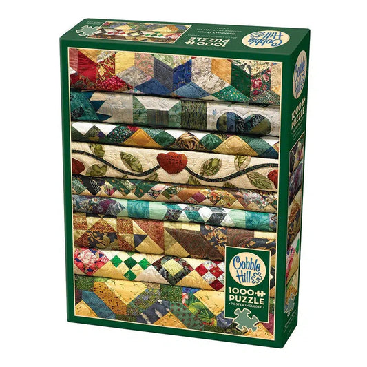 Grandma's Quilts 1000 Piece Jigsaw Puzzle Cobble Hill