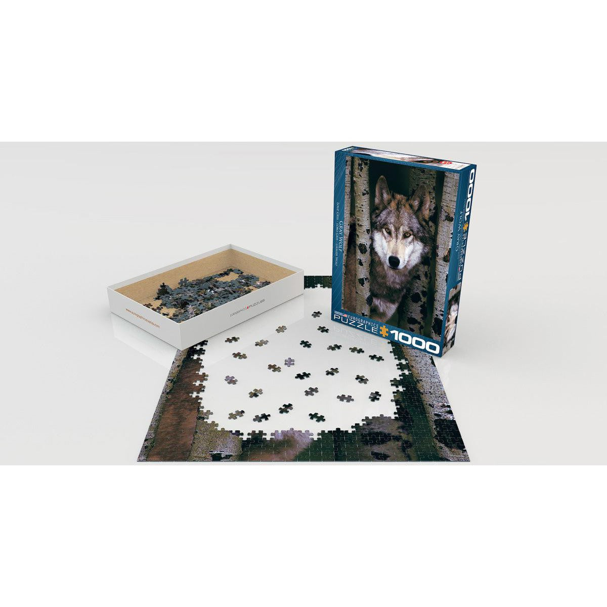 Gray Wolf 1000 Piece Jigsaw Puzzle Eurographics