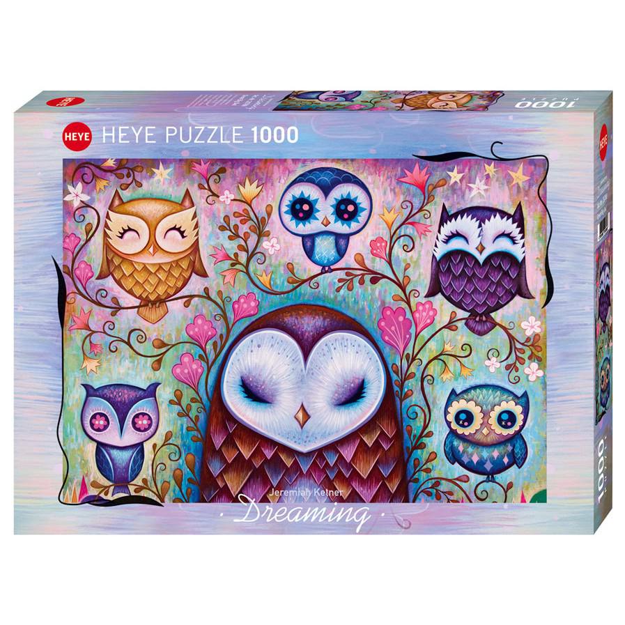 Great Big Owl Dreaming 1000 Piece Jigsaw Puzzle Heye