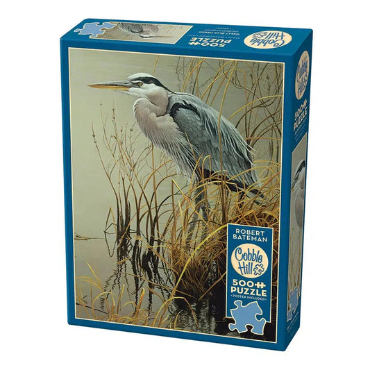 Great Blue Heron 500 Piece Jigsaw Puzzle Cobble Hill