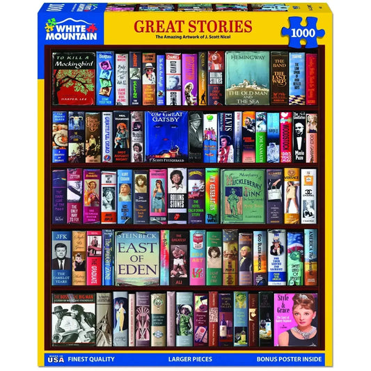 Great Stories 1000 Piece Jigsaw Puzzle White Mountain