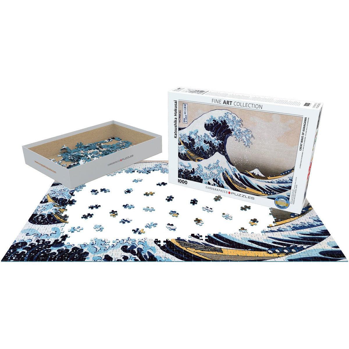 Great Wave off Kanagawa 1000 Piece Jigsaw Puzzle Eurographics