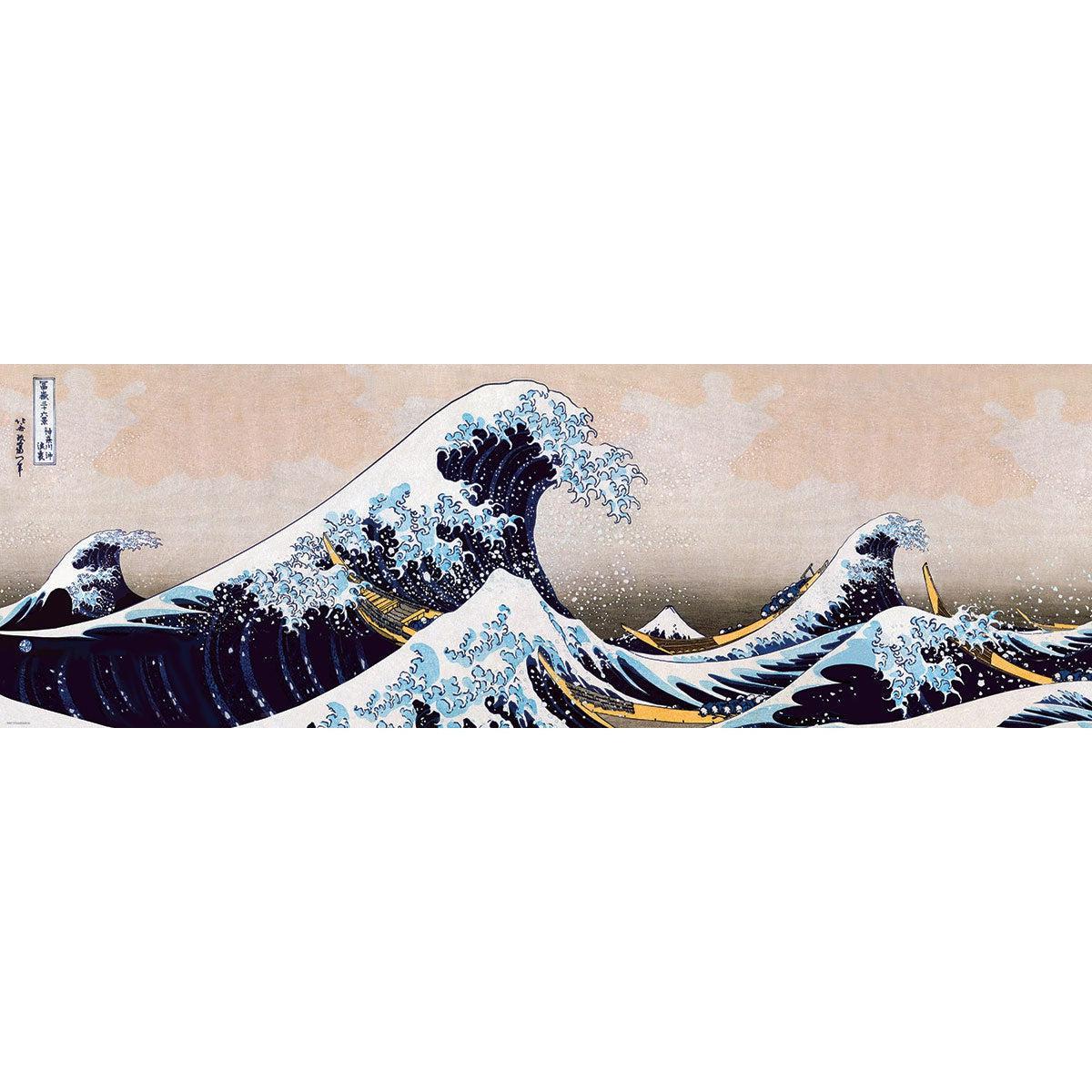 Great Wave off Kanagawa 1000 Piece Panoramic Jigsaw Puzzle Eurographics