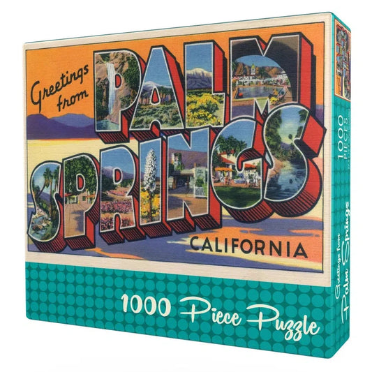 Greetings from Palm Springs 1000 Piece Jigsaw Puzzle Gibbs Smith