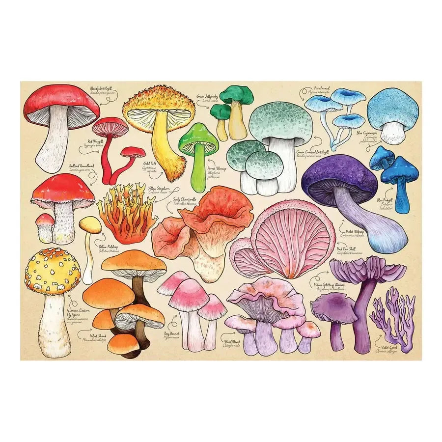 Mushroom Mania 150 Piece Mini Jigsaw Puzzle HOP