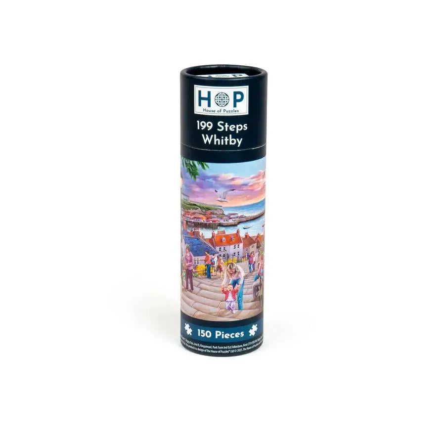 199 Steps Whitby 150 Piece Mini Jigsaw Puzzle HOP