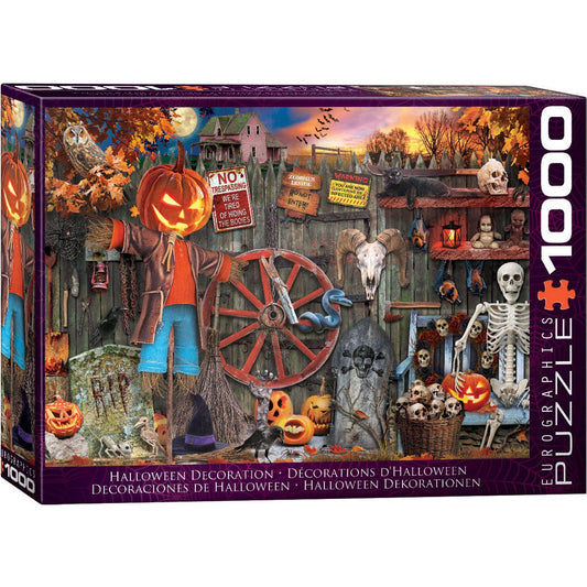 Halloween Decorations 1000 Piece Jigsaw Puzzle Eurographics