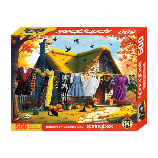 Halloween Laundry Day 500 Piece Jigsaw Puzzle Springbok