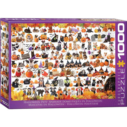 Halloween Pets 1000 Piece Jigsaw Puzzle Eurographics