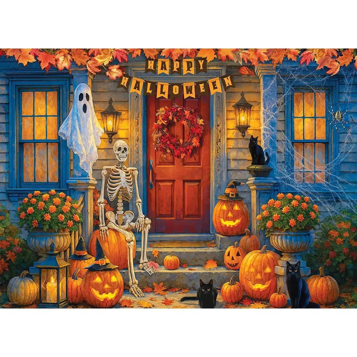 Halloween Porch 300 Piece Jigsaw Puzzle Eurographics