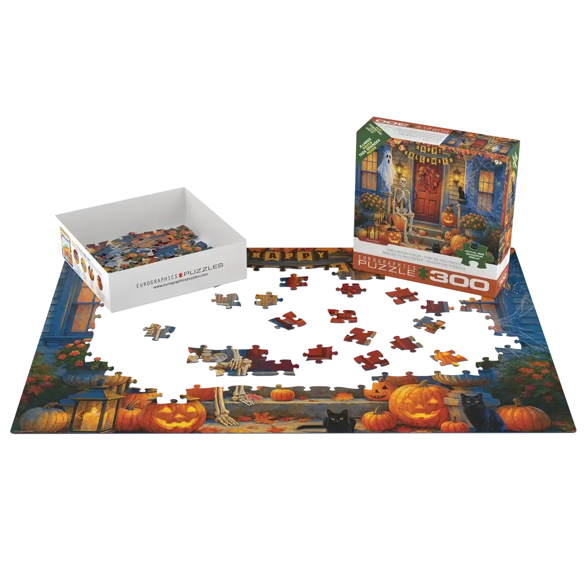Halloween Porch 300 Piece Jigsaw Puzzle Eurographics