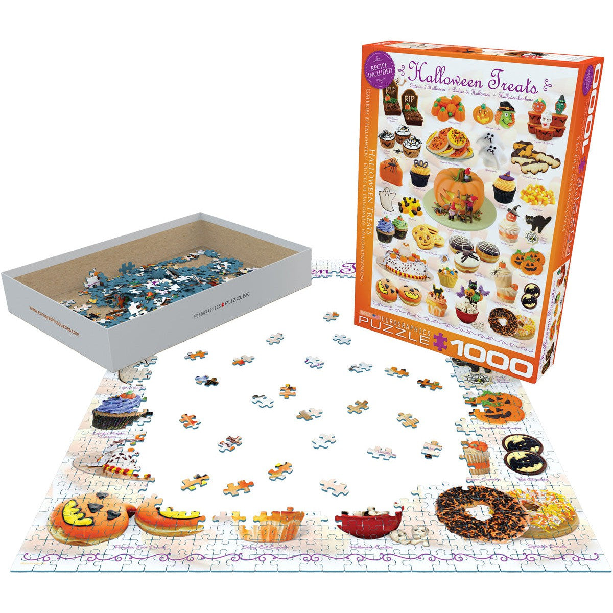 Halloween Treats 1000 Piece Jigsaw Puzzle Eurographics