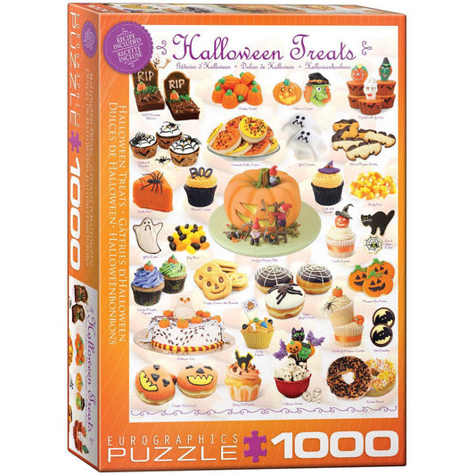 Halloween Treats 1000 Piece Jigsaw Puzzle Eurographics