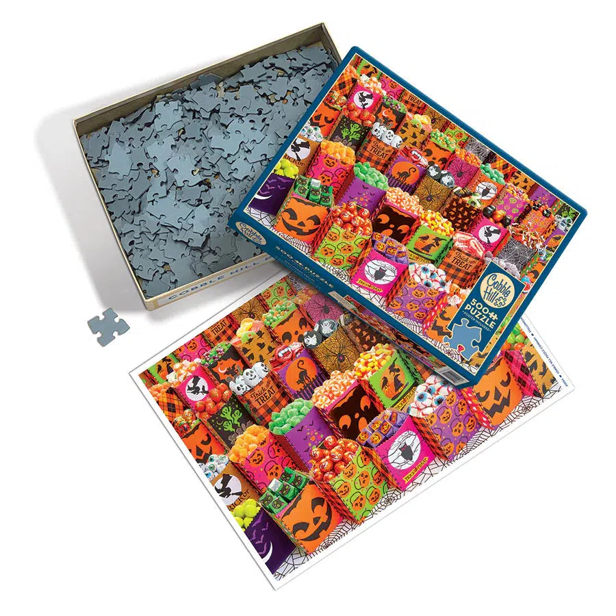 Halloween Treats 500 Piece Jigsaw Puzzle Cobble Hill