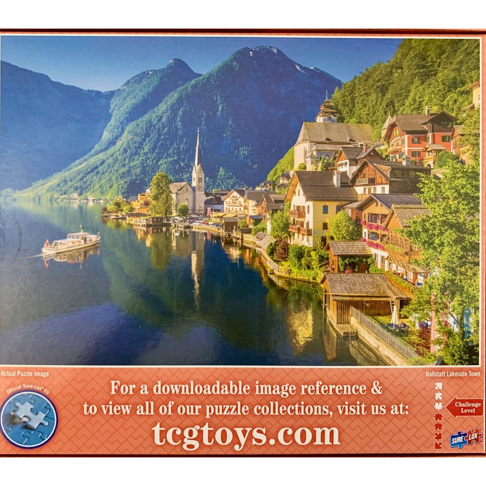 Hallstatt Lakeside Town 500 Piece Jigsaw Puzzle Sure Lox