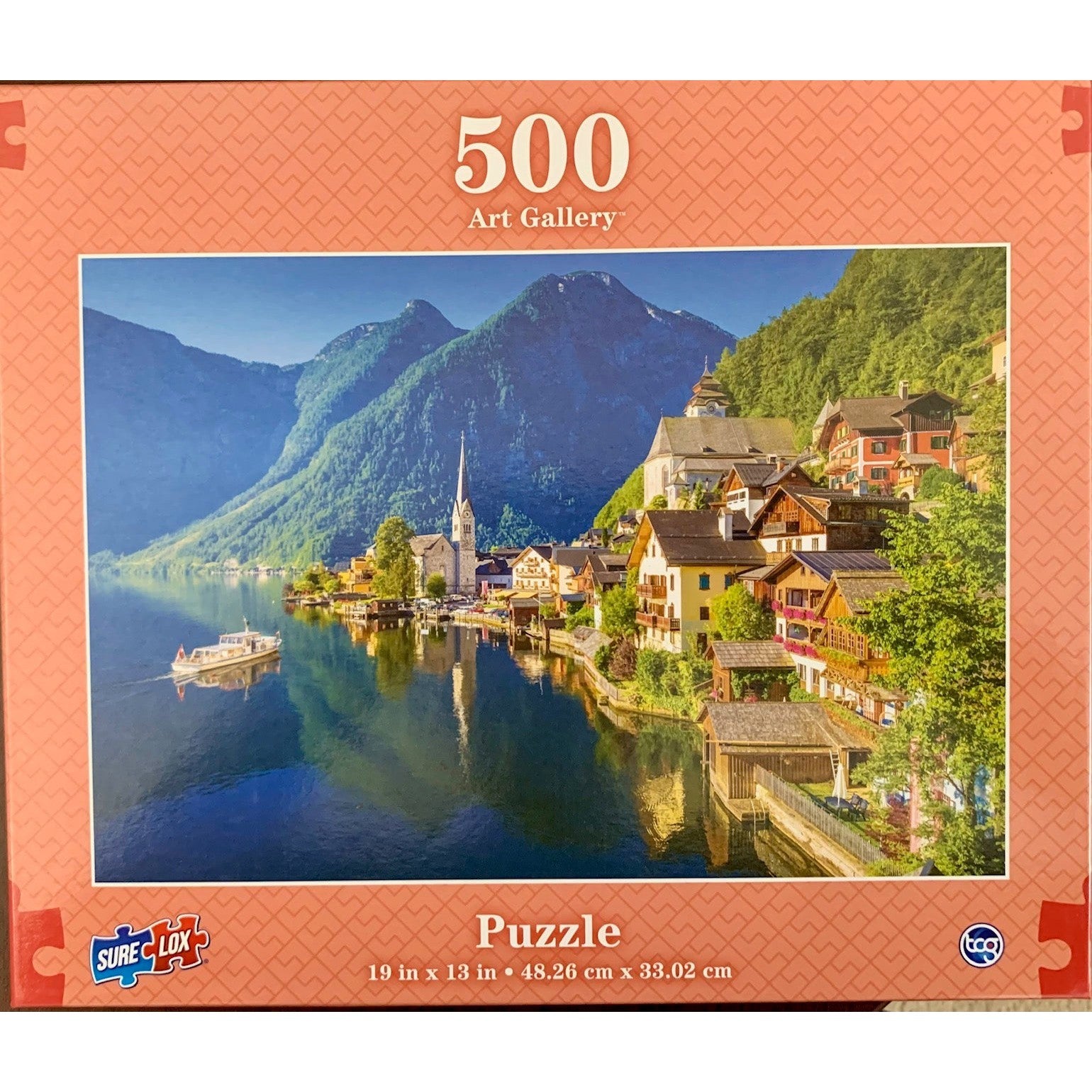 Hallstatt Lakeside Town 500 Piece Jigsaw Puzzle Sure Lox