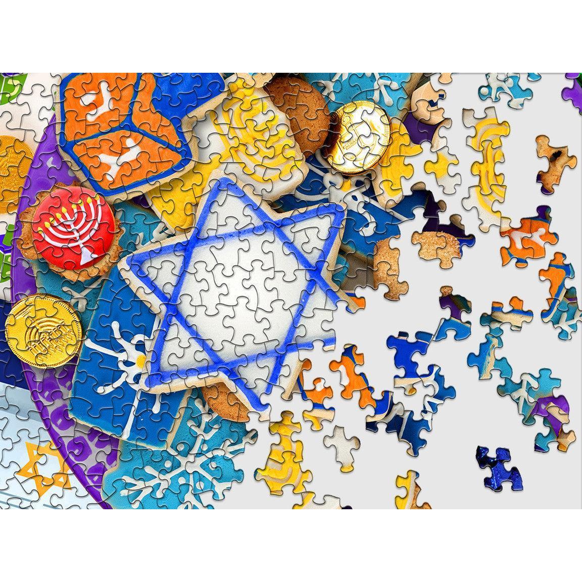 Hanukkah Cookies 500 Piece Jigsaw Puzzle Springbok