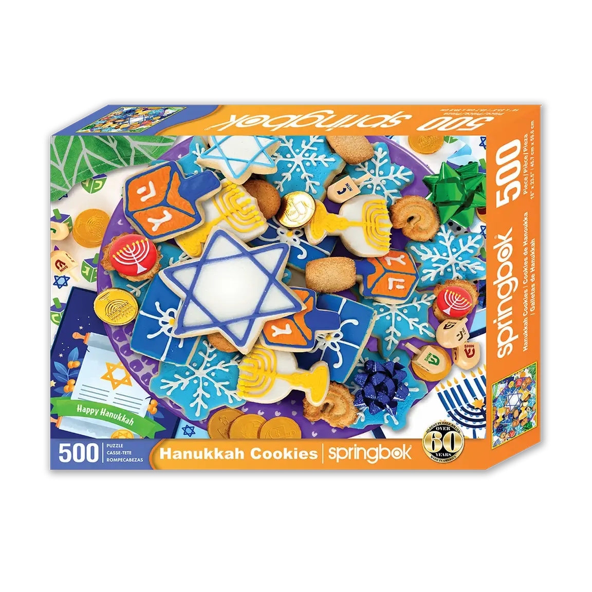 Hanukkah Cookies 500 Piece Jigsaw Puzzle Springbok