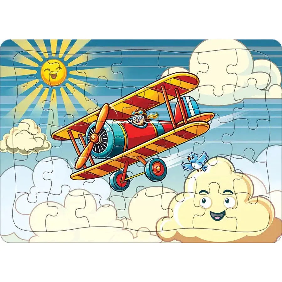 Happy Flight 35 Piece Tray Jigsaw Puzzle Cobble Hill