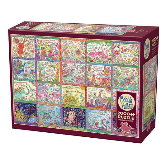 Happy Thoughts 2000 Piece Jigsaw Puzzle Cobble Hill