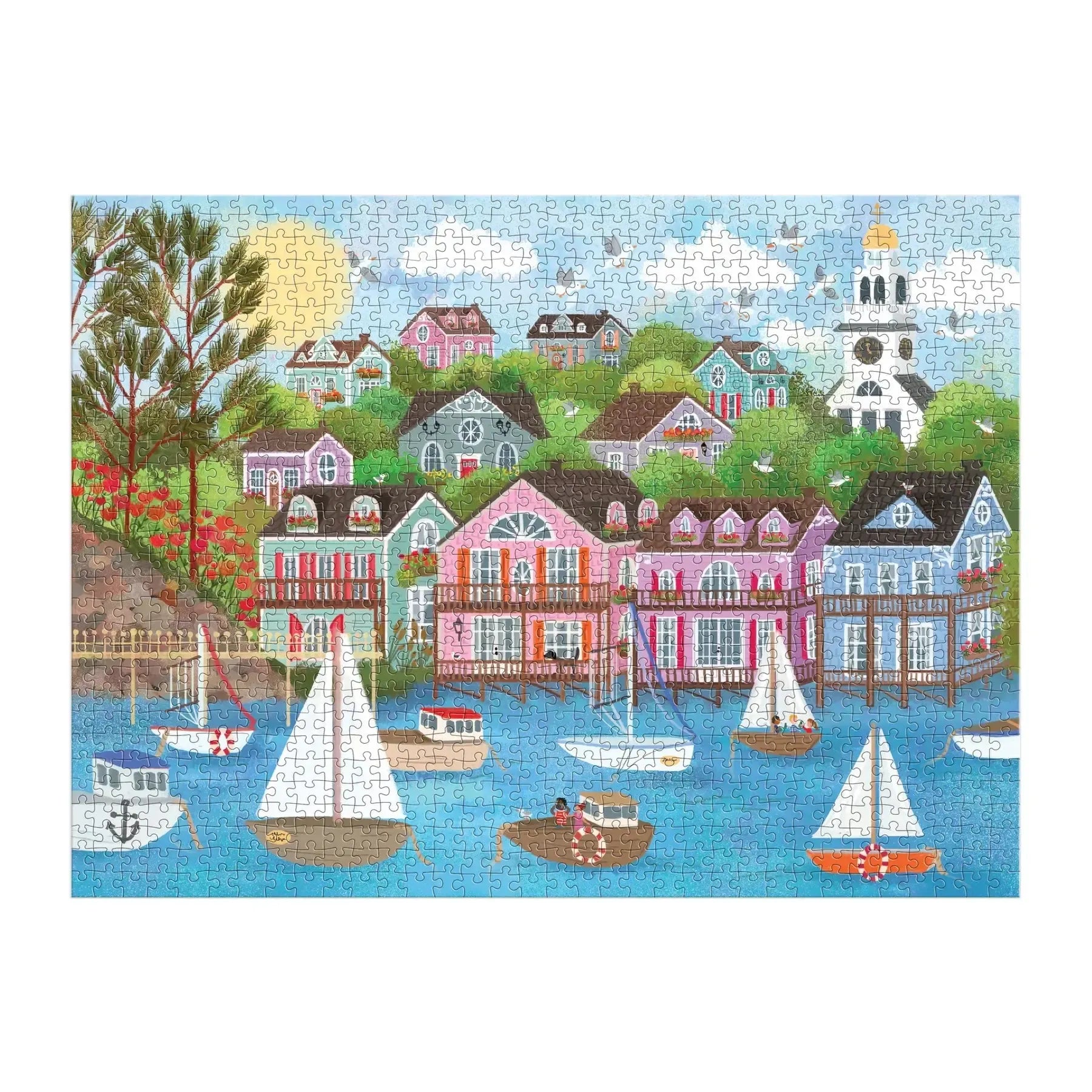 Harbor by the Sea 1000 Piece Jigsaw Puzzle Galison