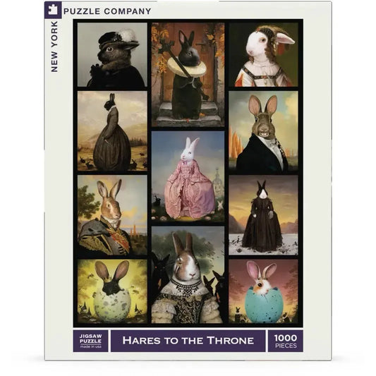 Hares to the Throne by Bill Mayer 1000 Piece Jigsaw Puzzle NYPC