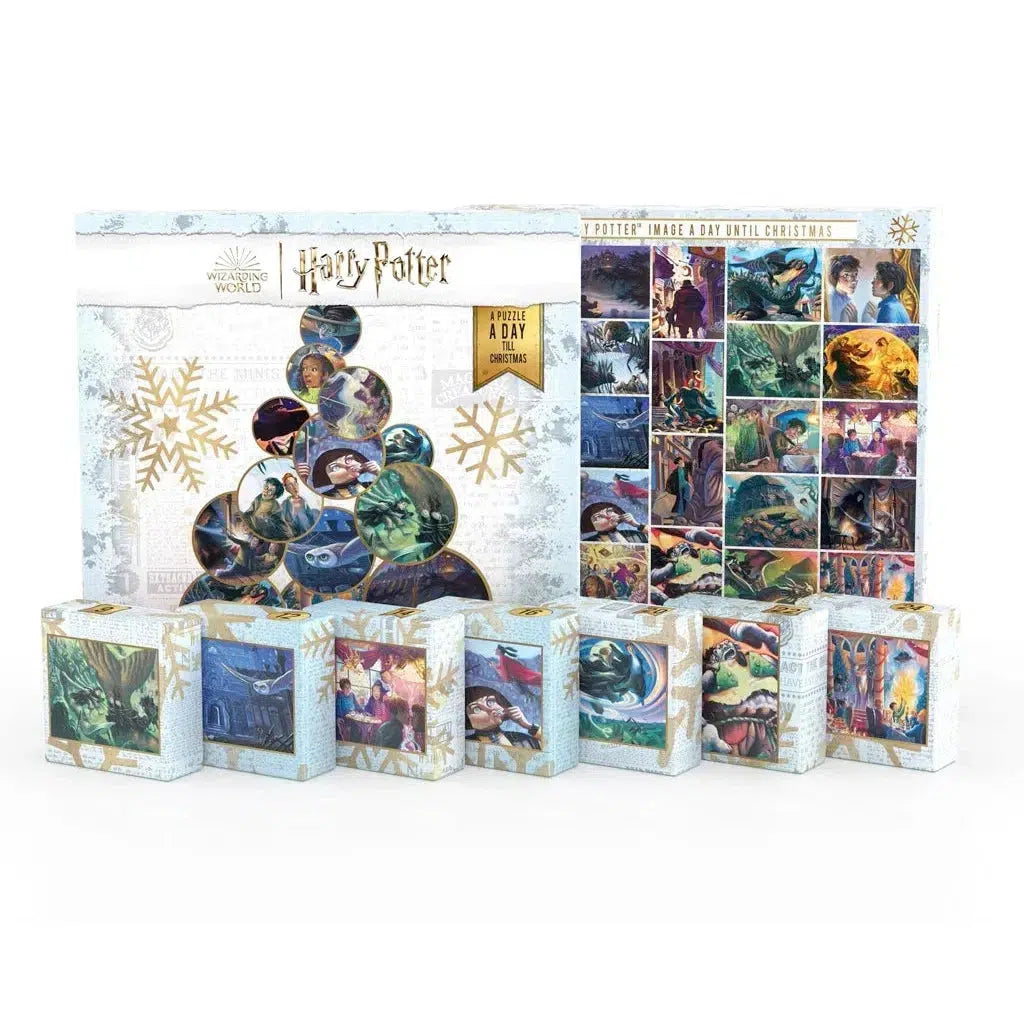 Harry Potter Advent Calendar - 24 Set of 100 Piece Mini Jigsaw Puzzles NYPC