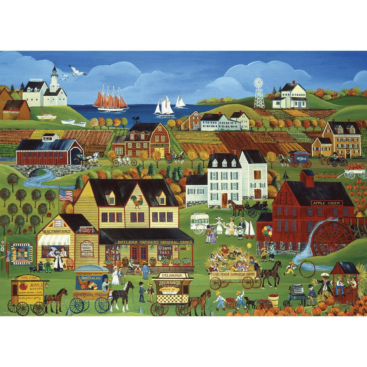 Harvest Days in Cove Point 300 Large Piece Jigsaw Puzzle Eurographics