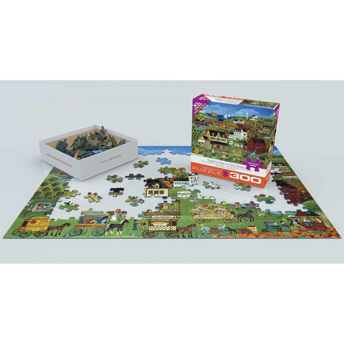 Harvest Days in Cove Point 300 Large Piece Jigsaw Puzzle Eurographics