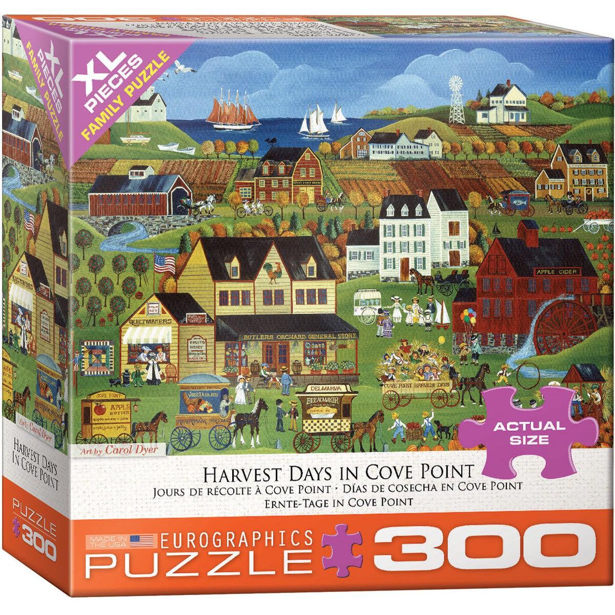 Harvest Days in Cove Point 300 Large Piece Jigsaw Puzzle Eurographics