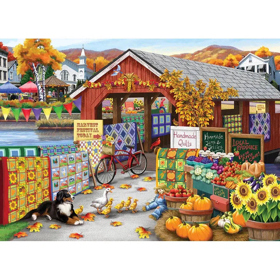 Harvest Festival 500 Piece Jigsaw Puzzle Cobble Hill