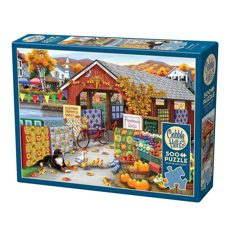 Harvest Festival 500 Piece Jigsaw Puzzle Cobble Hill