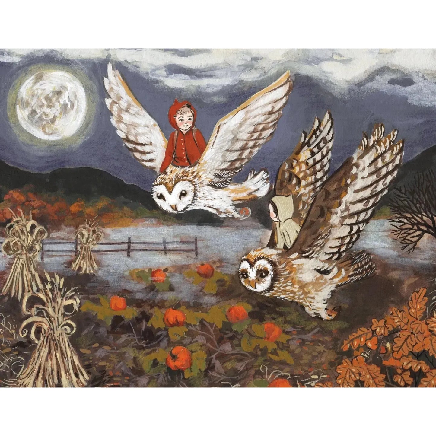 Harvest Moon by Loré Pemberton 100 Piece Mini Jigsaw Puzzle NYPC