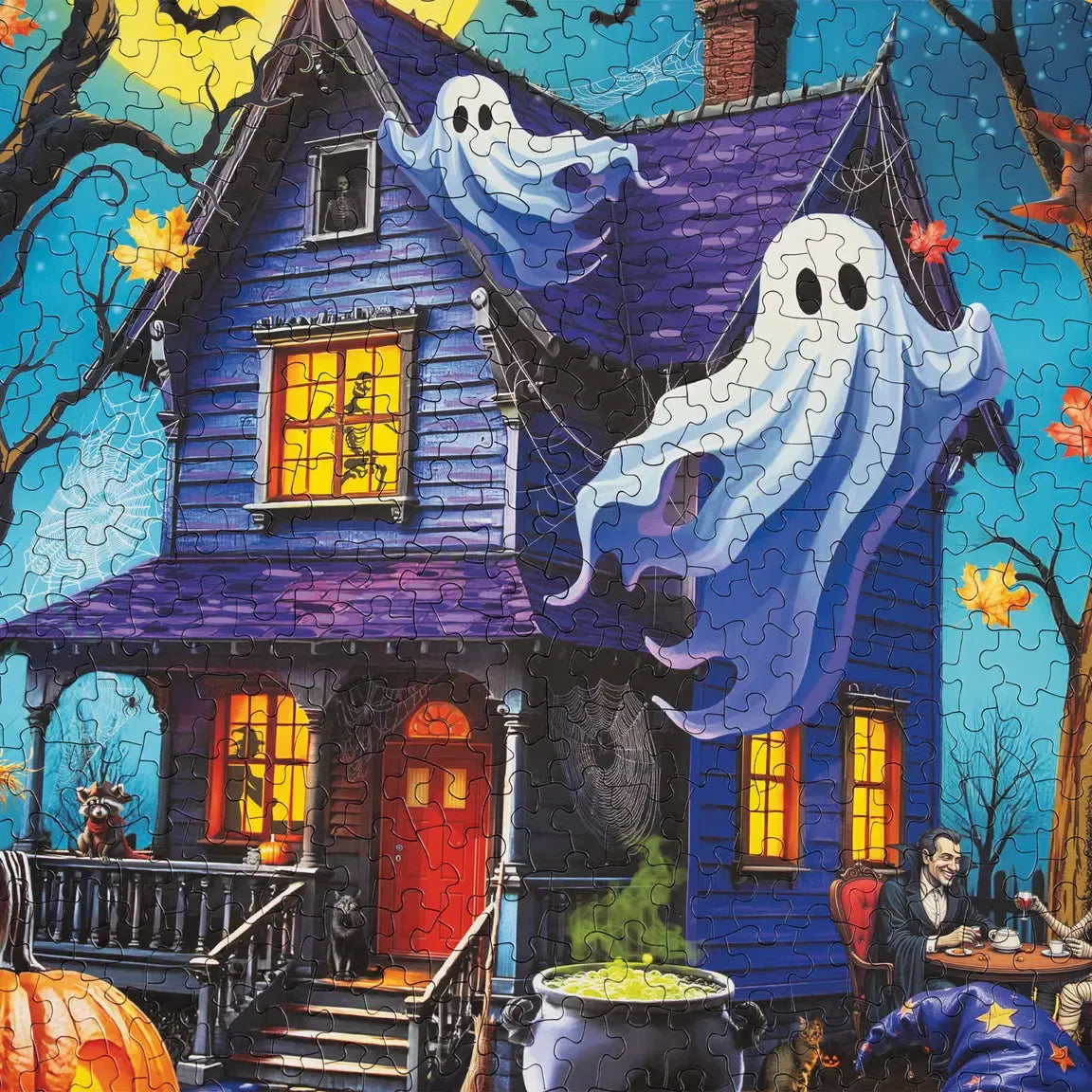 Haunted Halloween Party 1000 Piece Jigsaw Puzzle Springbok