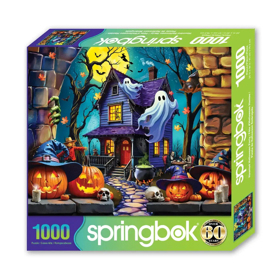 Haunted Halloween Party 1000 Piece Jigsaw Puzzle Springbok